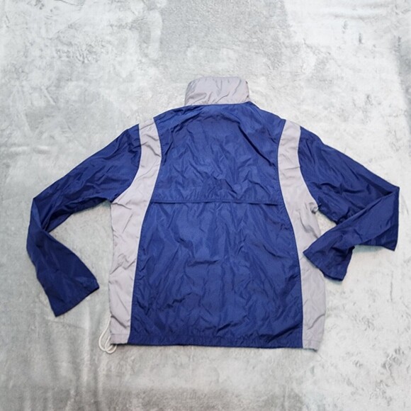Vintage Nike Anorak Windbreaker Jacket Men's Size XL Blue Grey Athletic 80s - Picture 2 of 16